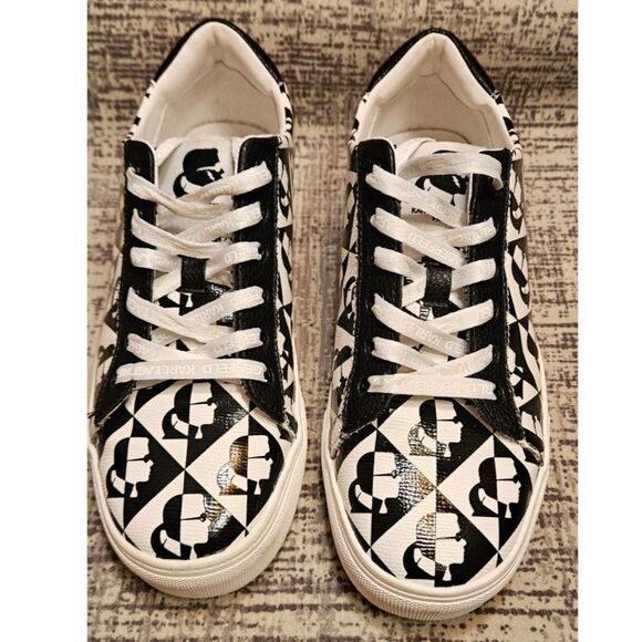 Karl Lagerfeld Shoes - Karl Lagerfeld Paris Logo Sneakers – Women Size 8½ M  – Stylish & Rare